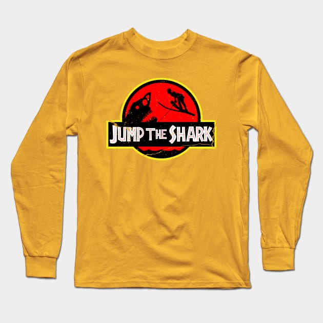 Jump The Shark Long Sleeve T-Shirt by mattsinor